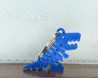 Gelenkdinosaurier - Schlüsselanhänger - 3D Gedrucktes Rex Fidget Spielzeug