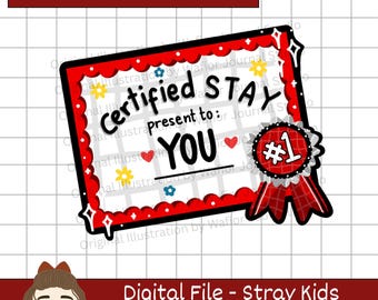 Stray Kids Certified Stay Clip Art (PNG Digital Download)