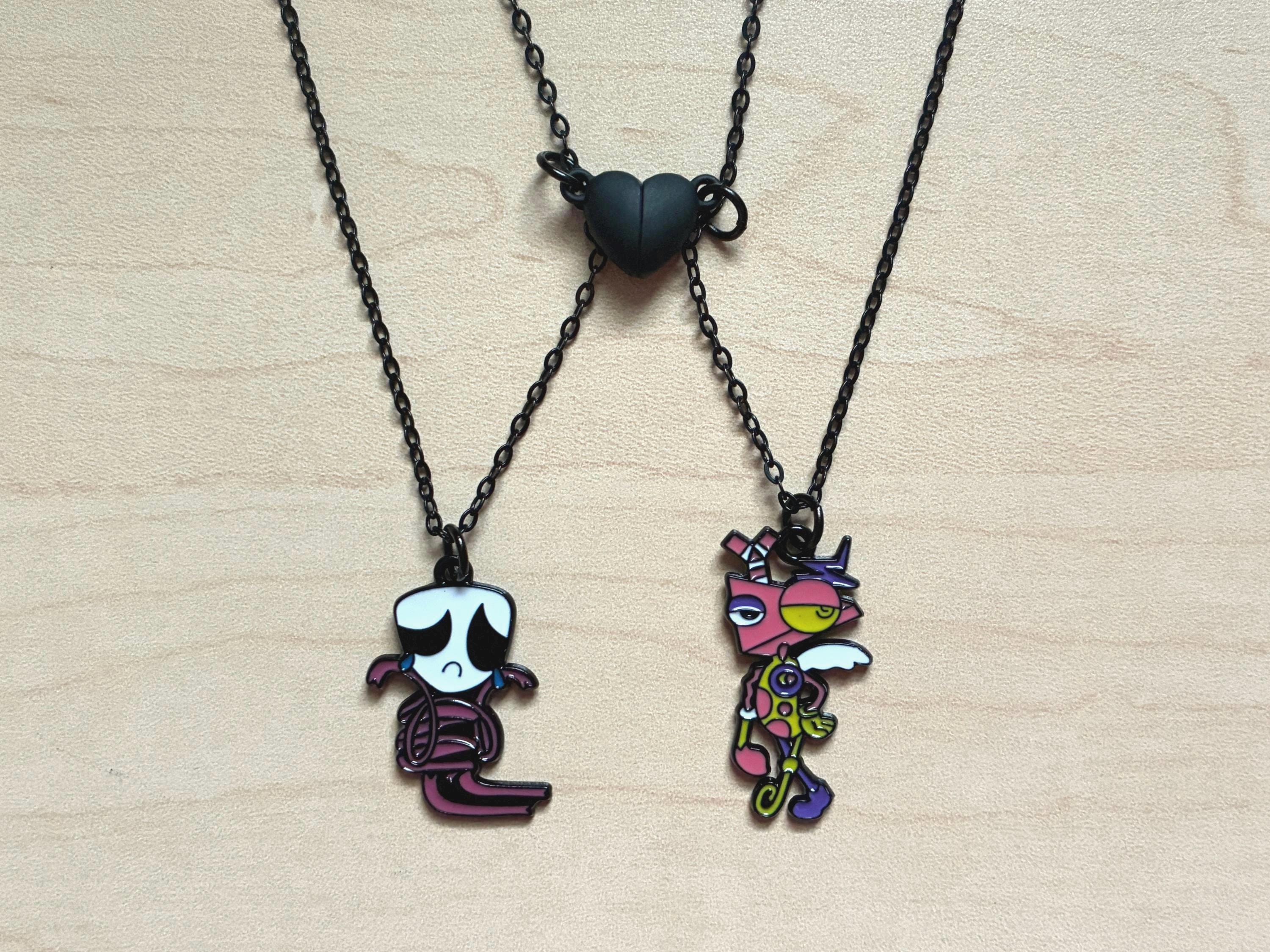 Abstragedy Matching Necklaces Zooble Gangle the Amazing Digital