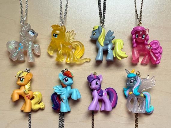 MLP Necklace My Little Pony Rarity Fluttershy Derpy Hooves Ditzy