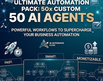 300+ AI Agents n8n Automation Workflows ,Social Media Automation , Email Bots Instant Download