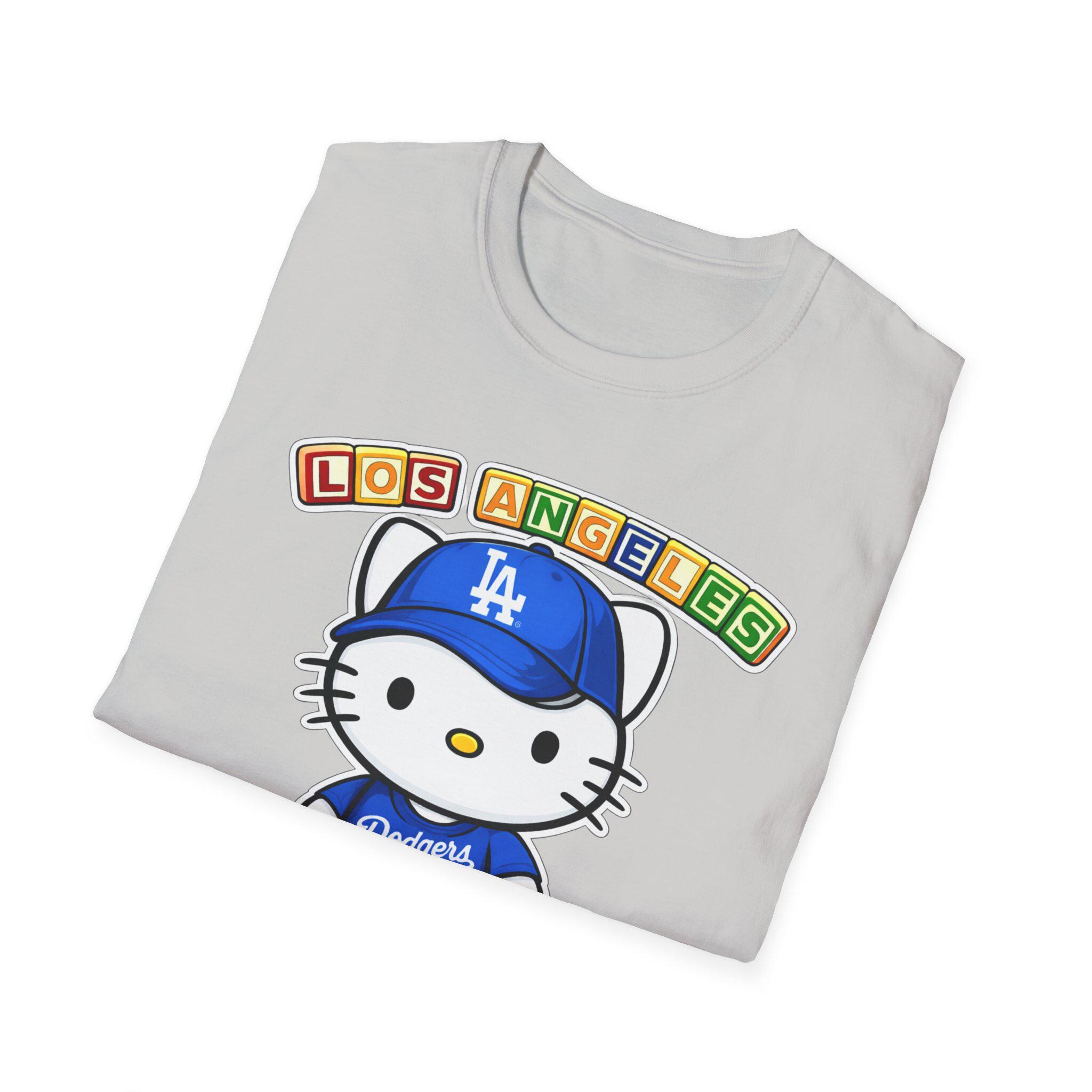 Hello Kitty Dodgers Shirt | Los Angeles Baseball Tee - Etsy