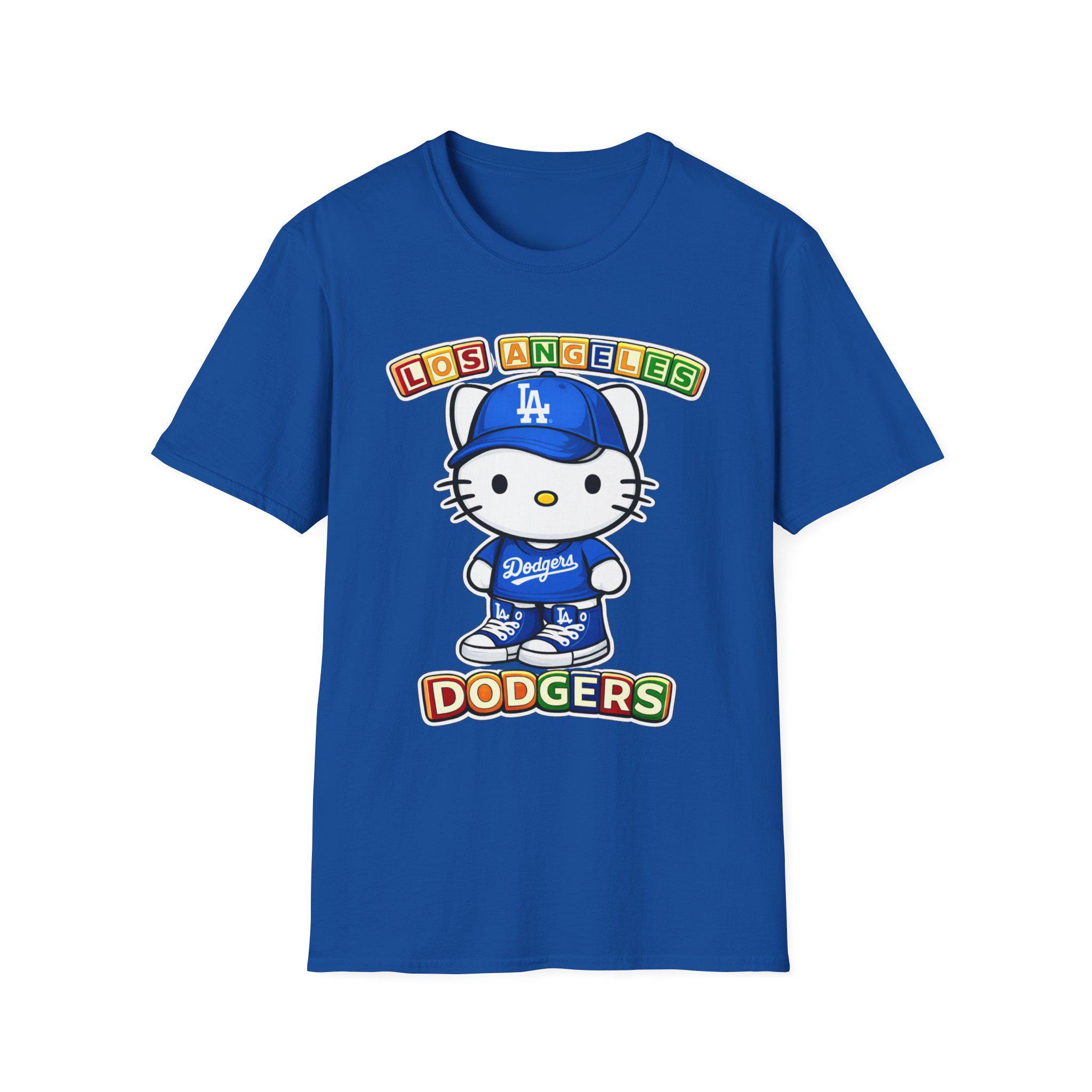 Hello Kitty Dodgers Shirt | Los Angeles Baseball Tee - Etsy