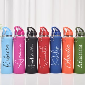 Personalized Cup With Name, Bridesmaid Bottle, Travel Tumbler, Vacation Tumbler, Girls Trip Gift, Christmas Gift, Water Bottle