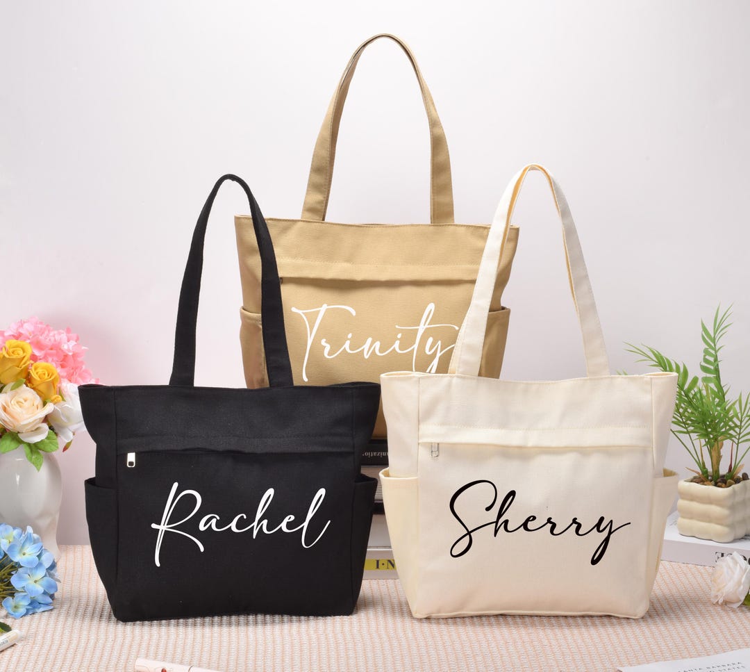 Personalized Bridesmaid Tote Bag: Bridal Party Gift - Etsy