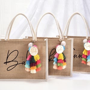 Strand Tragetasche,Bachelorette Party, Brautjungfern 'Geschenke,Name Jute Tasche, Brautjungfer Strandtasche, Brautjungfer Geschenk Tasche, Strandtasche,Jute Tasche,Hochzeit