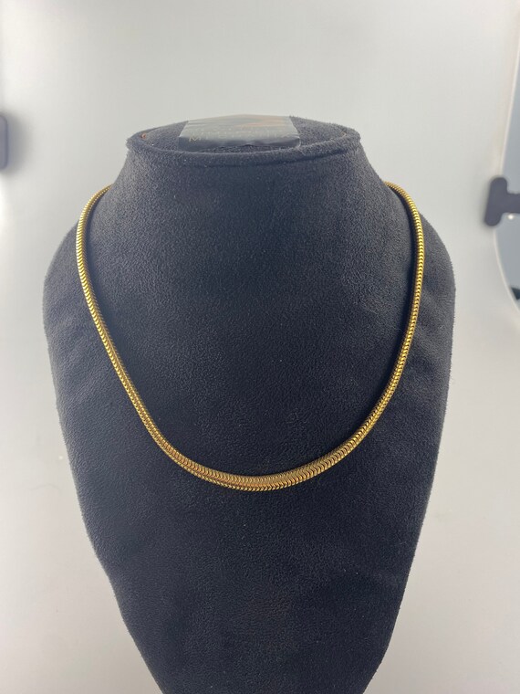 Gold Tone Snake Chain