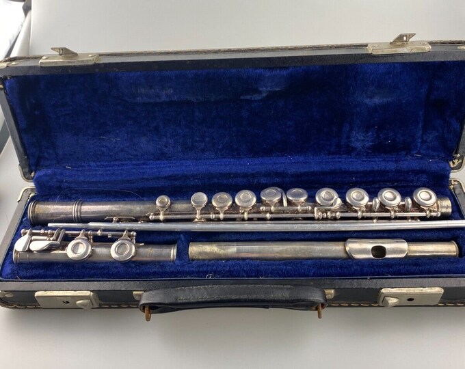Vintage Gemeinhardt Sterling Silver Flute Model 2s Etsy