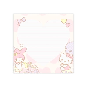 Cute Sanrio-Inspired Note Pads for Writing, Gifts, Stationery, Kids&#39; School Supplies, Party Favors, Planner Accessories