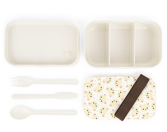 Portapranzo Bento a forma di orsetto, adorabile contenitore per il pranzo per bambini, scatola per la preparazione dei pasti, accessorio per il pranzo scolastico, regalo per gli amanti degli animali