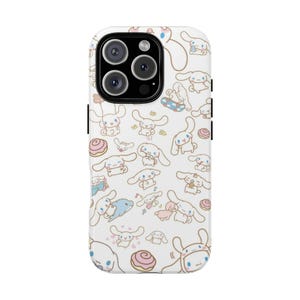 Cute, Sturdy, iPhone, Apple, Samsung, Phone Case, Sanrio-like, Cinnamoroll-like