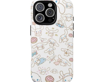 Cute, Sturdy, iPhone, Apple, Samsung, Phone Case, Sanrio-like, Cinnamoroll-like