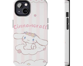 Süße Tough Handyhülle für Apple iPhone, Samsung, Kawaii, Pastell, Sanrio-like, Cinnamoroll-like