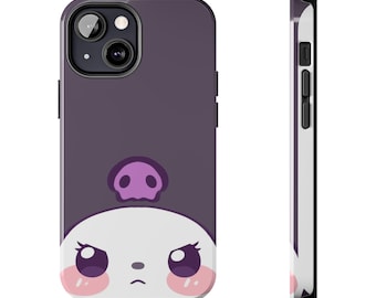 Süße Tough Handyhülle für Apple iPhone, Samsung, Kawaii, Pastell, Sanrio-like, Kuromi-like