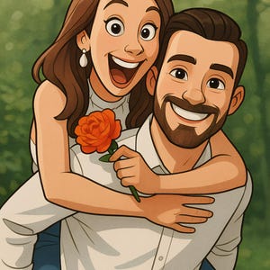 Your personal comic portrait – individual & unique!