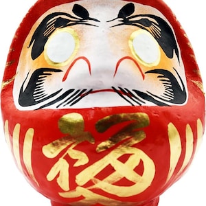 Takasaki Daruma doll – 15 cm (5.91 inches) Ask About Other sizes| Made in Japan