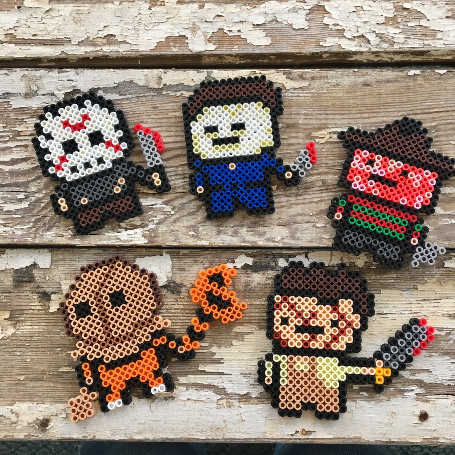 HORROR MOVIE Perler Friend Etsy
