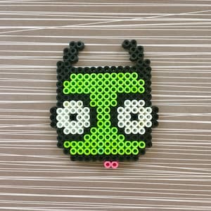 GIR Invader Zim Perler Head