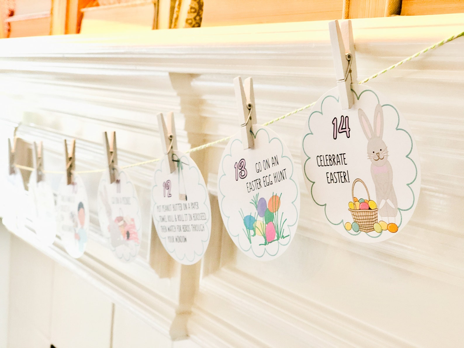 Count to Easter Sunday Calendar Easter Gift for Kids Etsy