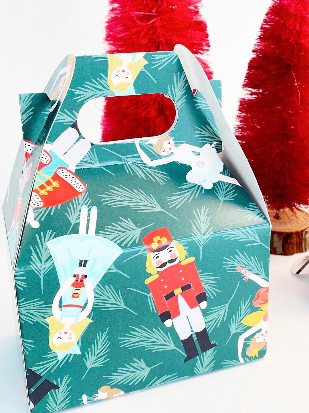 Nutcracker Gift Box christmas Favor Paper Holiday Gift Etsy