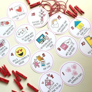 Count To Valentines Day Calendar - Valentine Gift For Kids - Valentine Decor - Decorations For Valentines Day - Valentine Art