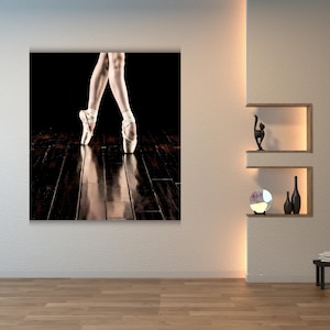 Elegant Dance Wall Art Print - Ballet, Contemporary Dance, Inspirational Art, Modern Dance Decor for Living Room, Studio, Gift for Dancers&quot;
