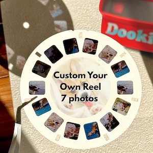 Custom Viewmaster, Custom pet View master toy, Real Film Clear images Viewer, Personalized Birthday gift, Nostalgic Keepsake for Pet Lovers
