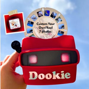 Custom View master, Retro toy, Real Film Clear images Viewer, Personalized Birthday gift, Nostalgic Keepsake for Pet Lovers, Christmas gift