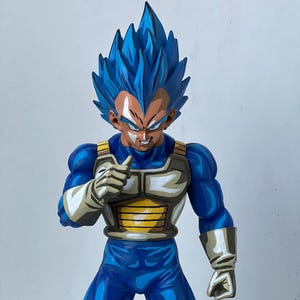 Dragon Ball Super figure | Vegeta Super Saiyan Blue | 2D Custom - Hand Repainted