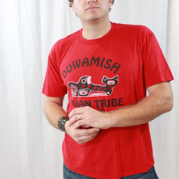 90s nativi americani Tshirt Duwamish