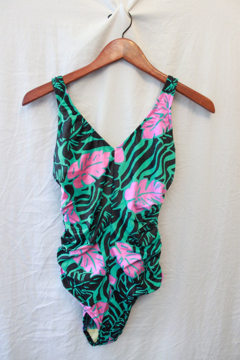 80s Bathing Suit by Maxine of Hollywood | Etsy