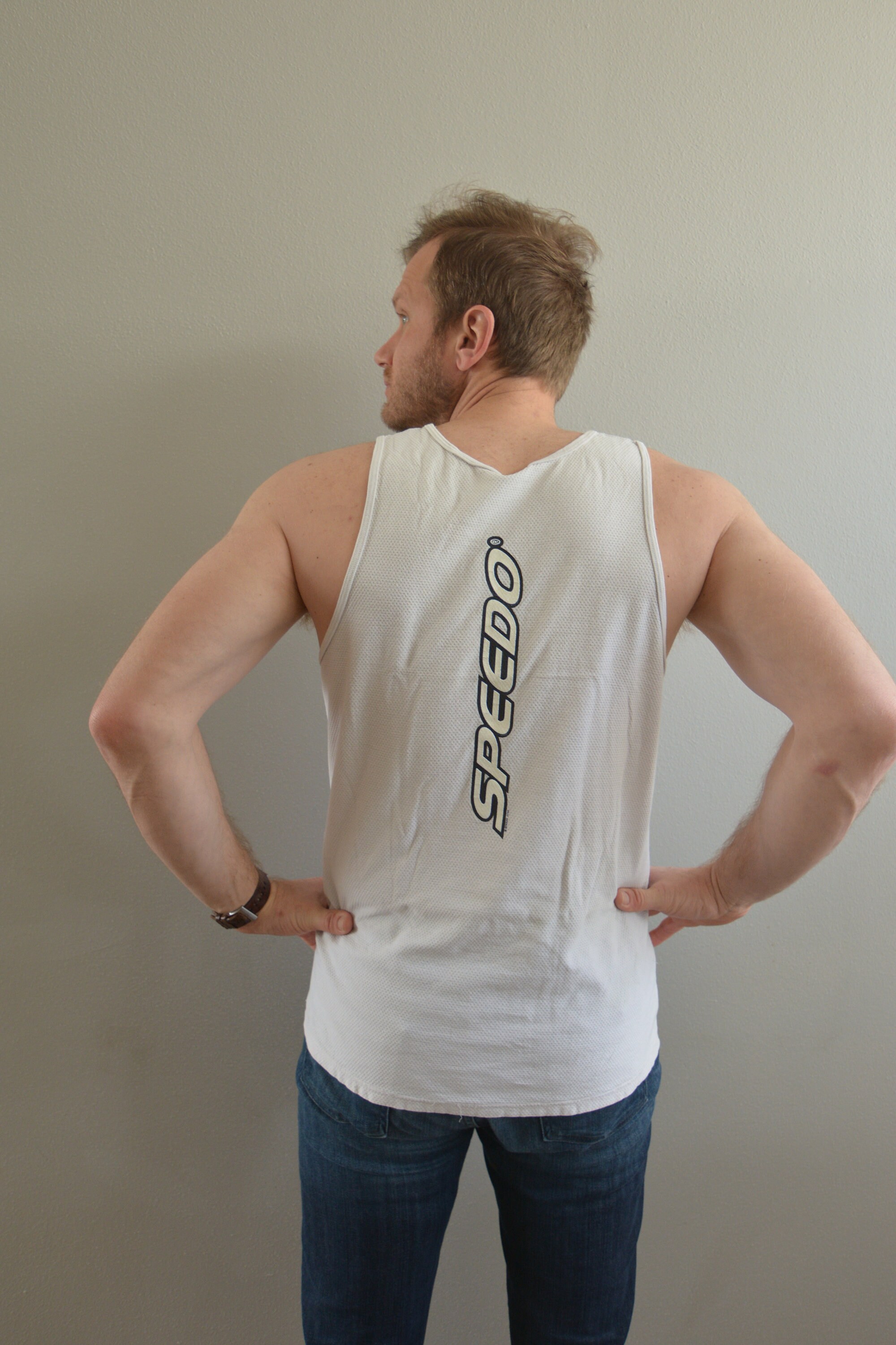 speedo tank top mens