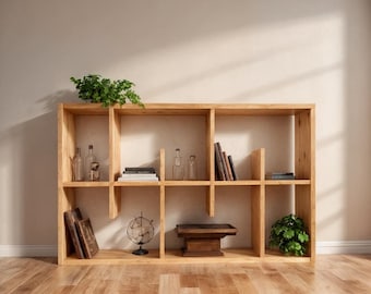 Bookshelf Plans: Step-by-Step Woodworking Instructions (76" x 48") (Digital Download)