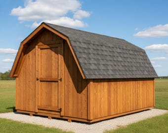 DIY 10x12 Gable Roof Shed Plans, Modern Woodworking (PDF Download)