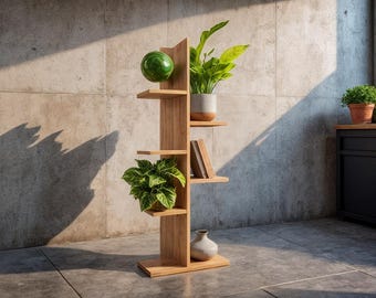 Planter Stand Plan, Decoration stand, Bookshelf Stand,  Woodworking Plans (PDF Download)