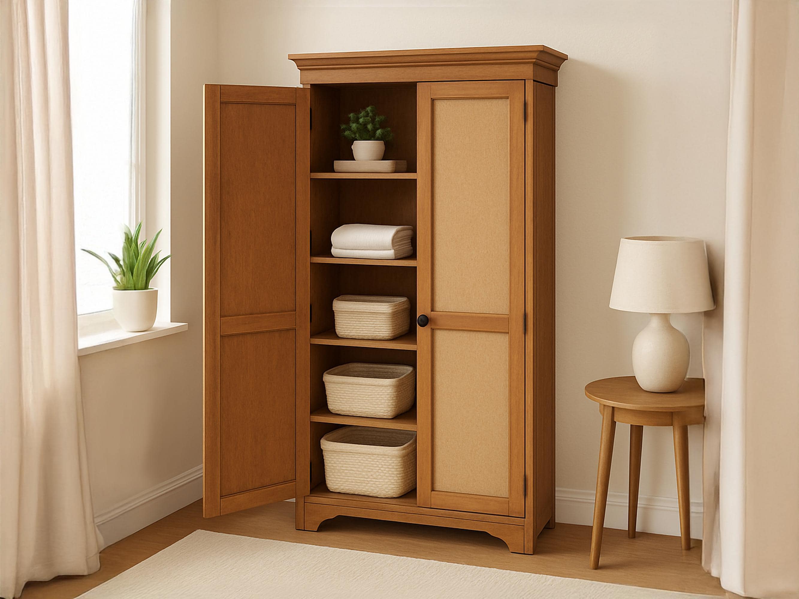 DIY Tall Closet Plan| Multipurpose Storage Tower build Plan | Pantry, Laundry, Kids Closet Organizer, Shoe Storage| Modern Shelving PDF File