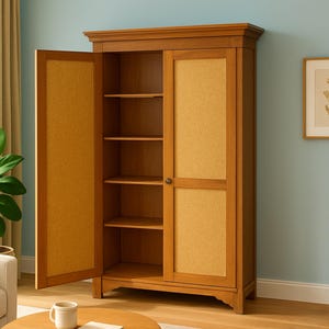 DIY Modern Closet Shelves, Coat Rack, Woodworking Wardrobe, Hanger, Digital PDF Plans, Patio Furniture Plans, Instant Download