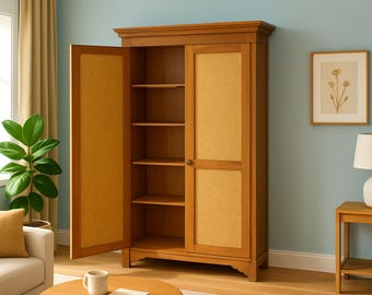 DIY Modern Closet Shelves, Coat Rack, Woodworking Wardrobe, Hanger, Digital PDF Plans, Patio Furniture Plans, Instant Download