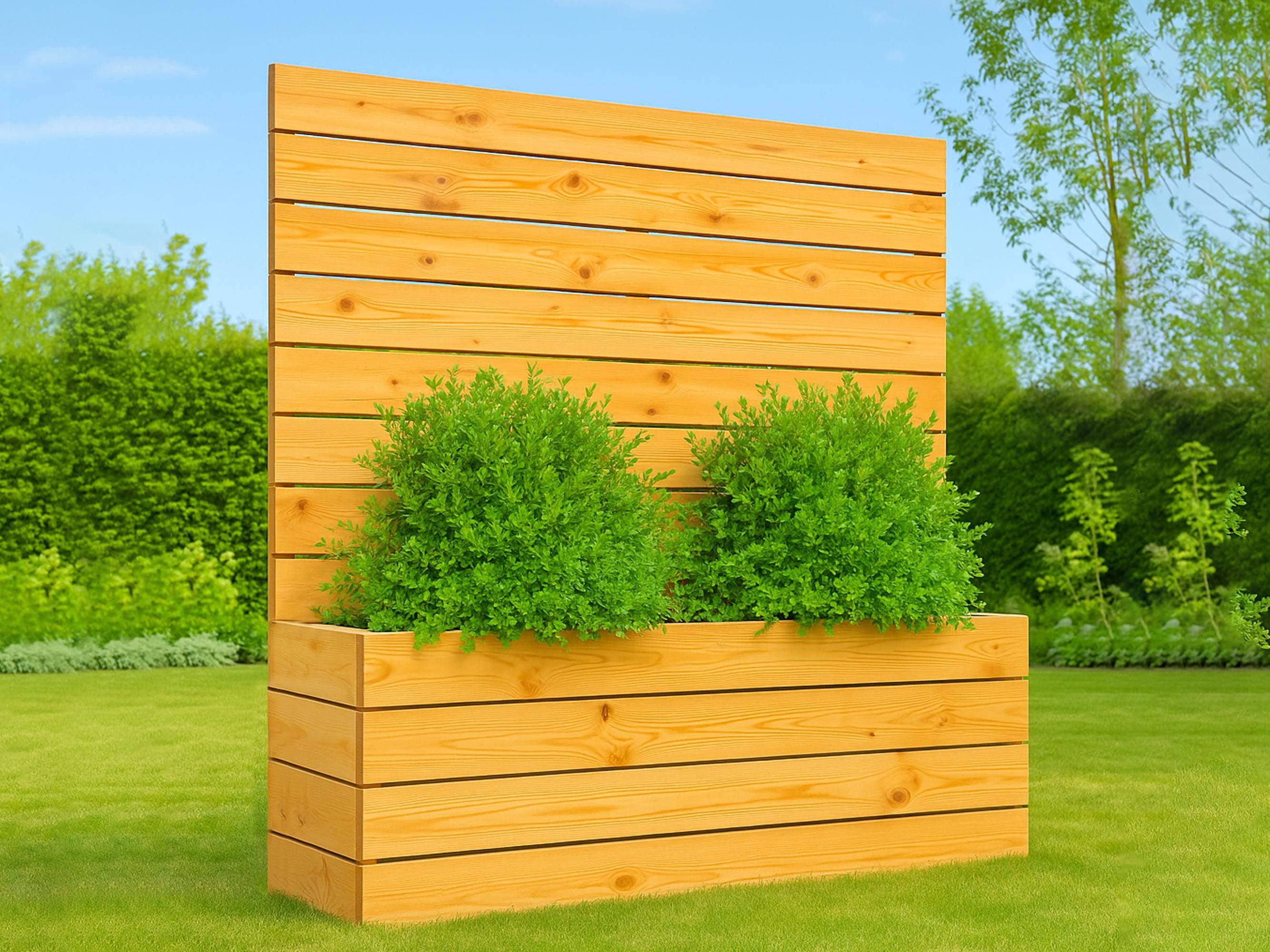Plans de construction de la jardinière intimité en cèdre, paravent extérieur (téléchargement PDF)