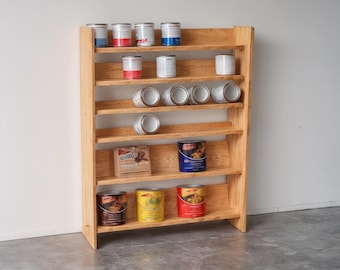 Paint Storage shelf Plan: Step-by-Step Woodworking Instructions (PDF Download)