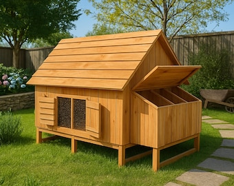 Backyard Chicken Coop Plan: Modern Farmhouse Design (PDF Download)