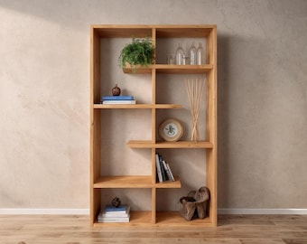 Bookshelf Plan, Book Organizer Rack,Woodworking Plans (PDF Download)