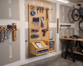 Tool Organizer Storage Plan: Garage Organizer Plan, Woodworking Plans (PDF Download)