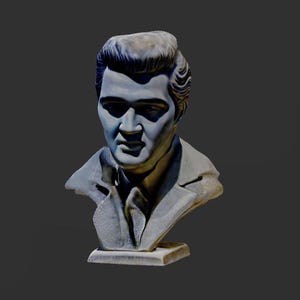 Bust of the famous singer ELVIS PRESLEY