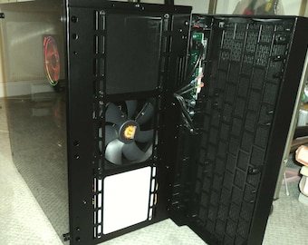 120 mm 140 mm kunststof afdekplaat ventilatorsleuf, leeg paneel pc-behuizing, luchtstroomafdichtingsblok, mod-accessoire computerbehuizing, wit zwart grijs roze