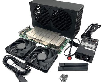 Asrock AMD BC250 BC-250 Steam Machine Computer DIY Kit - Fex Atx Power Supply & Fans, SteamOS Linux Gaming Computer, Small Form Factor