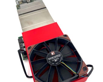 BC250 120 mmファンシュラウドダクト冷却Asrock BC-250ブラック