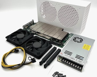 Asrock AMD BC250 BC-250 Steam Machine Computer DIY Kit - 350 Watt Power Supply and Fans, SteamOS Linux Gaming Computer, Small Form Factor