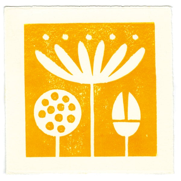 Linoleum Block Print - Etsy