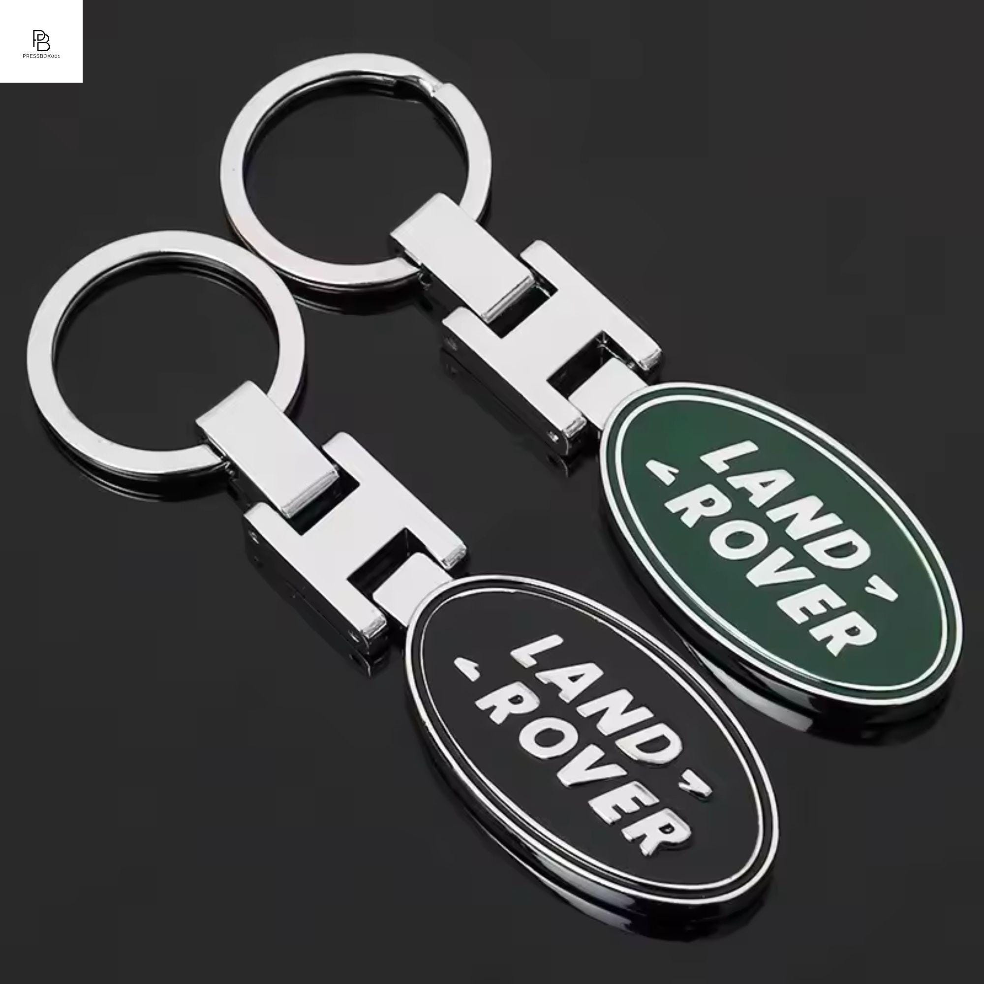 Premium 3D Metal Keychain Stylish Car Accessory for Land Rover Discovery, Range Rover Vogue, Velar, Freelander, Evoque & SVR Models